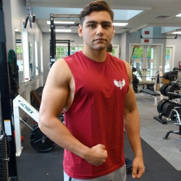 Burgundy Brand Logo Cutoff