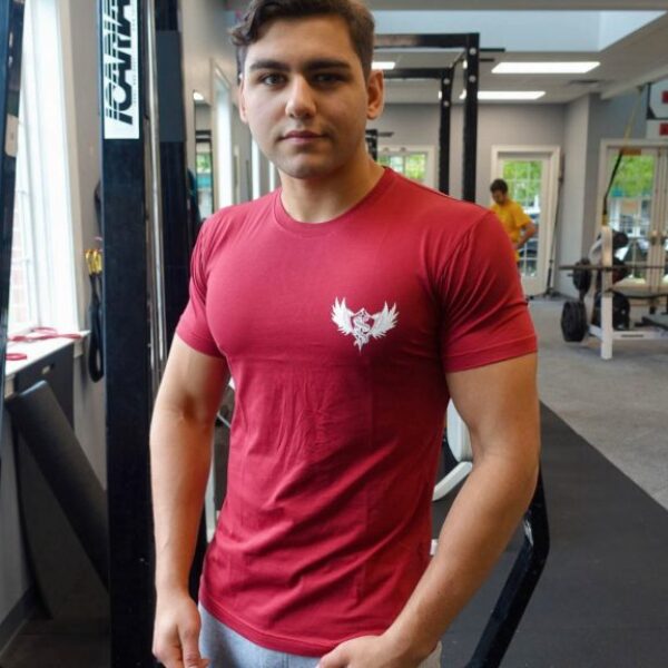 Burgundy Brand Logo Shirt